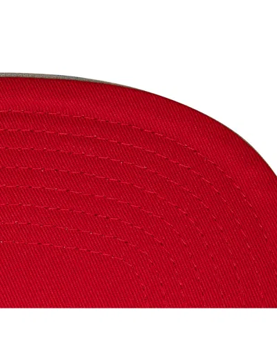 Mitchell & Ness Men's White/gray Chicago Bulls Core Snapback Hat