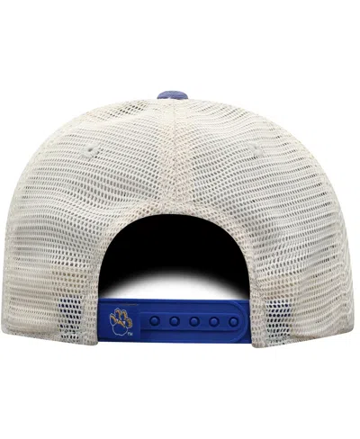 Top Of The World Men's Royal/natural Pitt Panthers Off-road Trucker Adjustable Hat