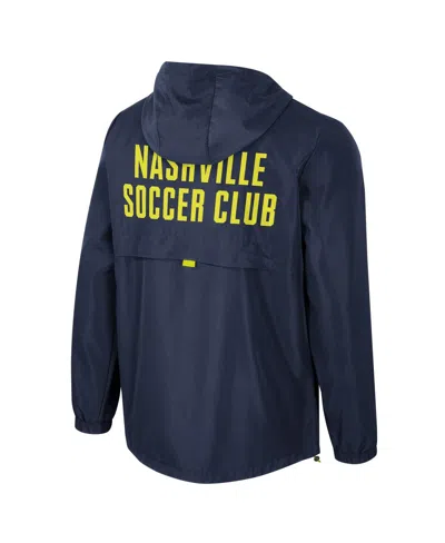 Stadium Essentials Men's Navy Nashville Sc Compete Quarter-zip Jacket