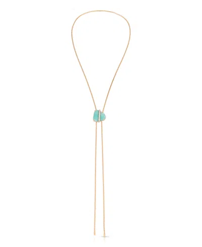 Ettika Reconstituted Turquoise Solstice Bolo Necklace