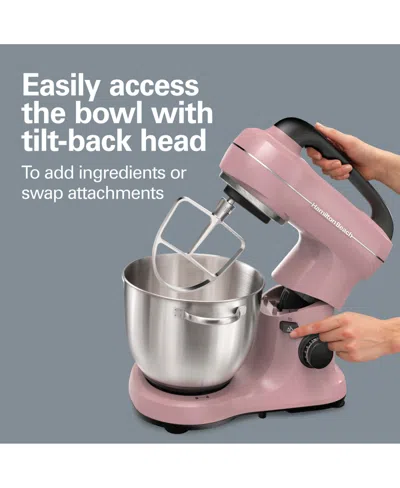 Hamilton Beach Stand Mixer With 4 Quart Stainless Steel Bowl