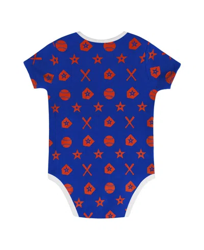 Outerstuff Baby Boys And Girls 2-piece Blue New York Mets On Deck Diaper Cover Set
