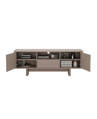 Manhattan Comfort Ella 59.1" Modern 5-shelf Tv Stand Fits Tvs Up To 55"