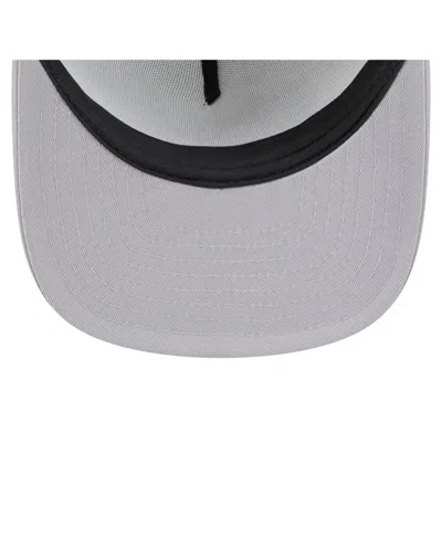 New Era Men's White/gray Chicago White Sox Retro Script Trucker 9fifty Snapback Hat