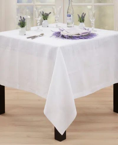 Saro Lifestyle Pure Linen Tablecloth, 59" X 59"
