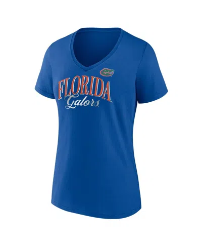 Fanatics Women's Royal Florida Gators Fundamentals Script Foil T-shirt