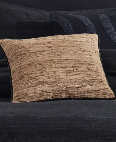 Donna Karan Home Beaded Decorative Pillow, 16" X 16"