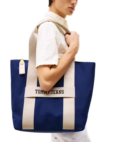 Tommy Hilfiger Men's Retro Logo Tote Bag