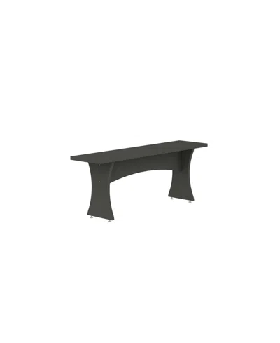 Manhattan Comfort 18.3" 2-pc. Wood Coney Mid-century Modern Dining Bench Set