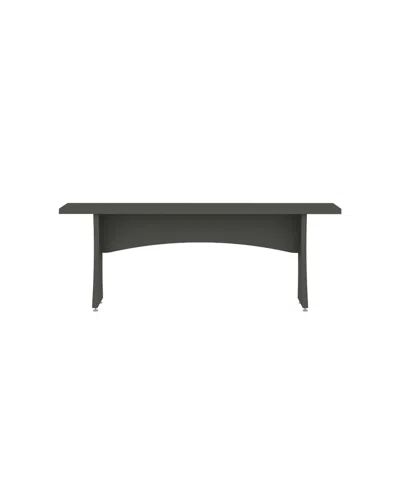 Manhattan Comfort 18.3" 2-pc. Wood Coney Mid-century Modern Dining Bench Set