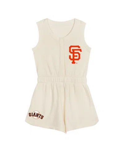 Shop Outerstuff Toddler Cream San Francisco Giants Power Tank Romper