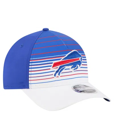 New Era Men's White/royal Buffalo Bills Adventure Gradient 9forty M-crown A-frame Adjustable Hat