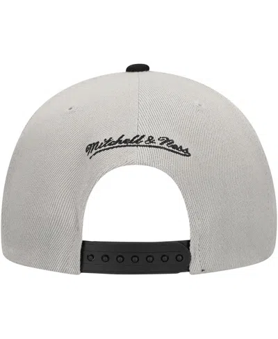 Mitchell & Ness Men's Gray San Francisco Giants Knock Out Panel Snapback Hat