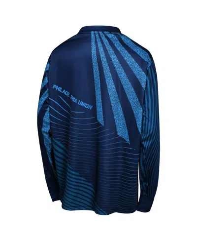 Outerstuff Big Boys And Girls Blue Philadelphia Union Nifty Netminder Long Sleeve T-shirt