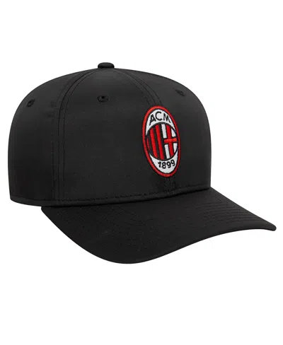 NEW ERA MEN'S BLACK AC MILAN CORE FLEX HAT 