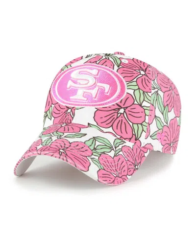 47 Brand Women's White San Francisco 49ers Florentina Clean Up Adjustable Hat