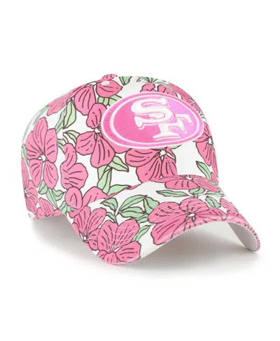 47 Brand Women's White San Francisco 49ers Florentina Clean Up Adjustable Hat