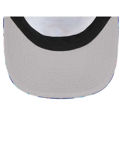 New Era Men's Royal Chicago Cubs Adventure Pattern Golfer Trucker Snapback Hat