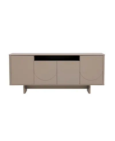 Manhattan Comfort Ella 70.9" Modern 9-shelf Sideboard
