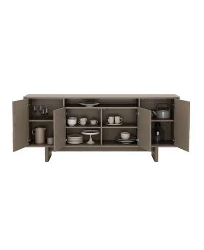 Manhattan Comfort Ella 70.9" Modern 9-shelf Sideboard