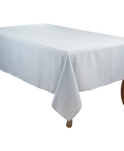 Shop Saro Lifestyle Classic Stitched Plaid Tablecloth, 65" X 104"