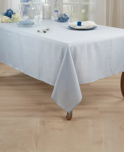 Shop Saro Lifestyle Classic Stitched Plaid Tablecloth, 65" X 104"