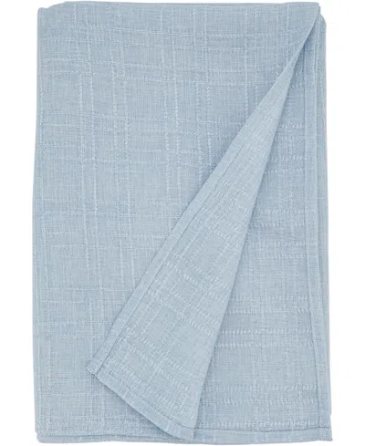 Saro Lifestyle Classic Stitched Plaid Tablecloth, 65" X 104"