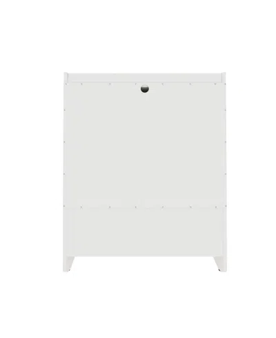 Manhattan Comfort 34.25" Wood Coney Mid-century Modern 3-drawer Dresser