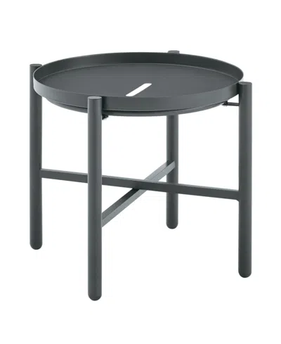 Manhattan Comfort 30.7" 3-pc. Metal Sunset Modern Upholstered Patio Conversation Set