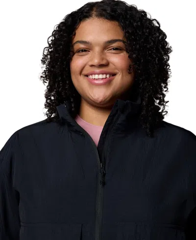 Columbia Plus Size Paracutie Cropped Cargo Windbreaker Jacket