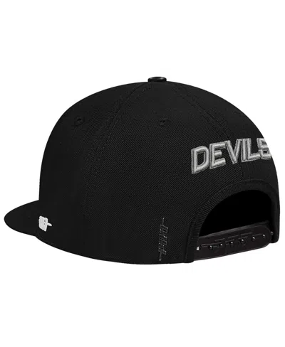 Pro Standard Men's Cream/black New Jersey Devils French Terry Snapback Hat
