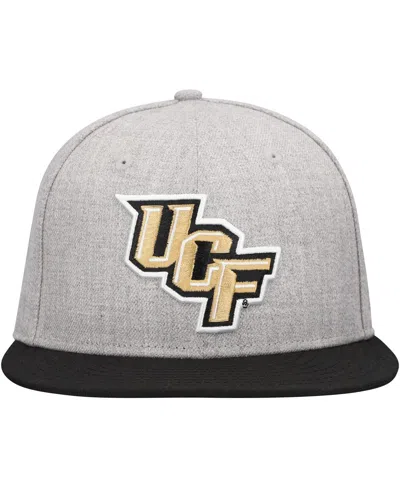 NEW ERA MEN'S HEATHER GRAY UCF KNIGHTS LOGO 9FIFTY SNAPBACK HAT 