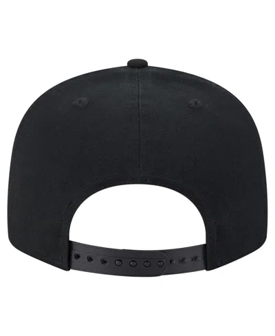 New Era Men's Black Inter Miami Cf Canvas 9fifty Snapback Hat