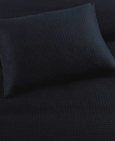 Shop Dkny Modern Waffle 3 Piece Comforter Set, Queen