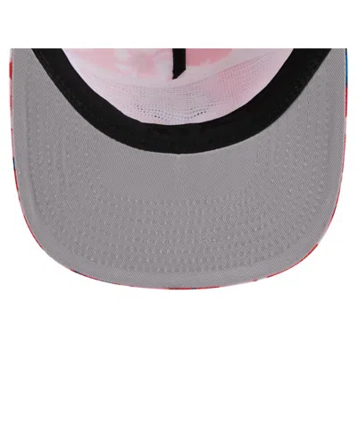New Era Men's Red Philadelphia Phillies Adventure Pattern Golfer Trucker Snapback Hat