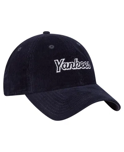 New Era Women's Navy New York Yankees Corduroy 9twenty Adjustable Hat