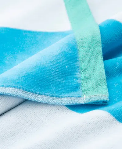 Seaside Charm Cotton Oversized Beach Towel, 40" X 72"