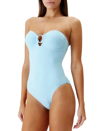 Melissa Odabash Barbuda One Piece Swimsuit In Blue
