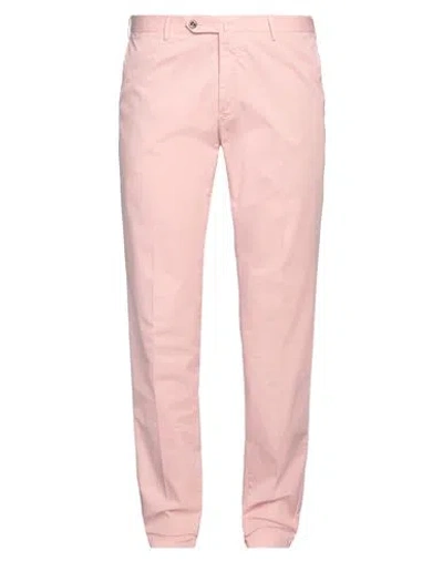 Pt Torino Man Pants Pink Size 38 Cotton, Elastane