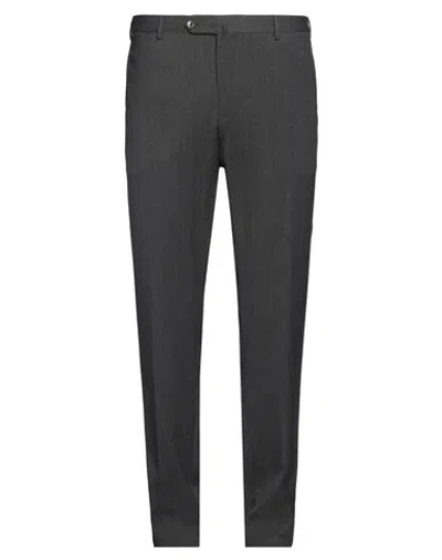Pt Torino Man Pants Charcoal Size 44 Polyester, Wool, Elastane