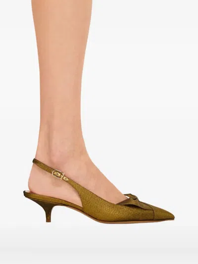 Ferragamo 40mm Bow Slingback Pumps