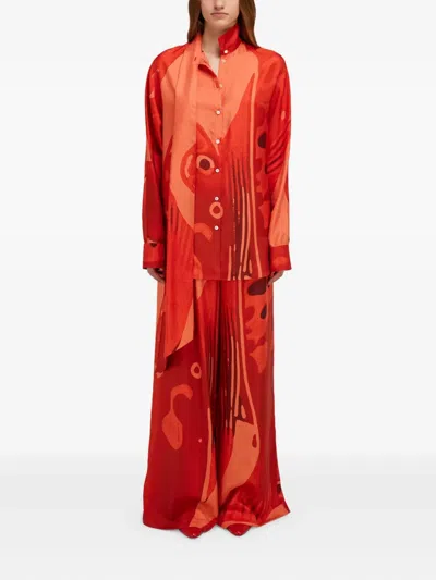 Ferragamo Silk Shirt With Sash Detail