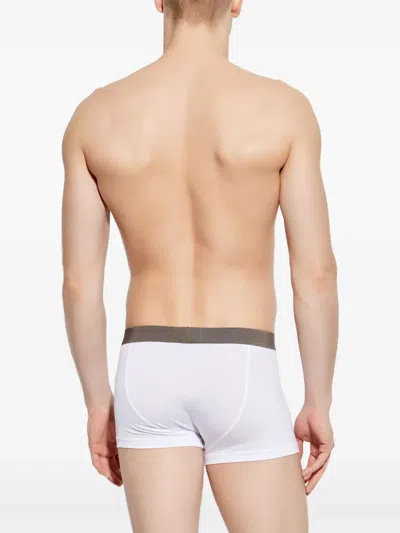 Emporio Armani Logo-waistband Boxers (pack Of Two)
