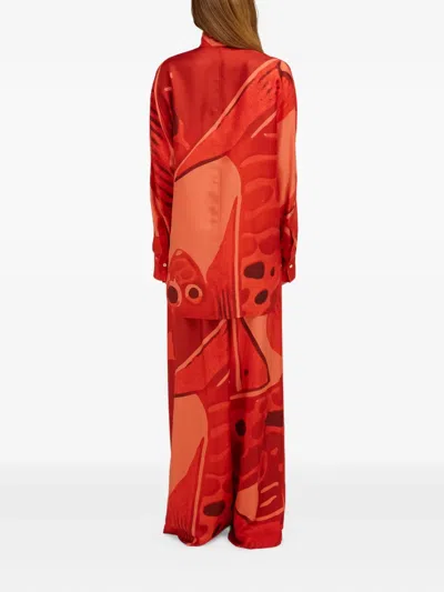 Ferragamo Silk Shirt With Sash Detail