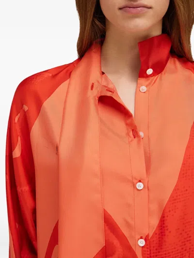 Ferragamo Silk Shirt With Sash Detail