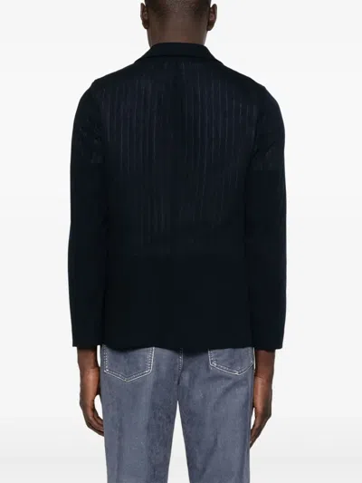 Circolo 1901 Cotton Single-breasted Jacket With Buttoned Cuffs In Black