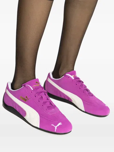 Puma Womens Purple Speedcat Og Suede Low-top Trainers