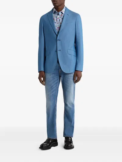 Etro Cotton Single-breasted Blazer