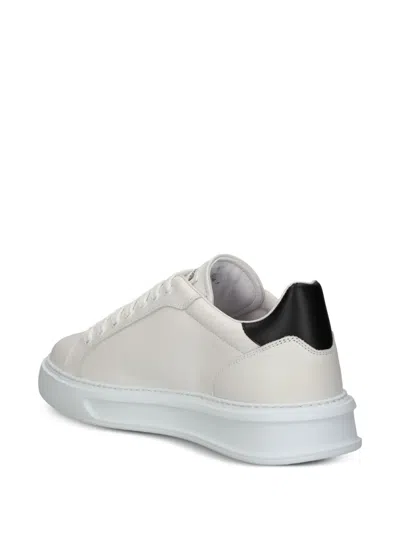 Roberto Cavalli Mirror Snake-appliqué Sneakers In White