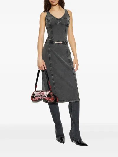 Diesel Gray D-inny Midi Dress